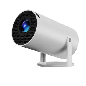 Smart Mini Projector with Wifi and Bluetooth- Portable Automatic HD Console Android Projector Compatible for Laptop, PC, Smartphone- Adjustable Screen, 180° Rotation, USB Powered- Perfect Gift for Home Entertainment