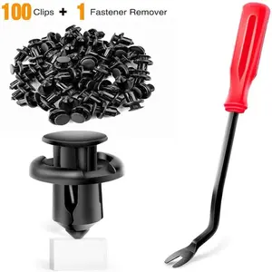 Nilight 100 Pcs Hole 10mm Car Push Retainer Clips Kits For Honda Acura 91503-SZ3-003
