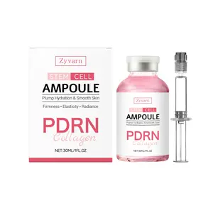 Pdrn Collagen Stem Cell Ampoule, Collagen Moisture Filler, Collagen Glow Booster, Smooth Nourishing Moisturizing Essence, Moisturizing Facial Serum, Suitable for Microneedling Therapy
