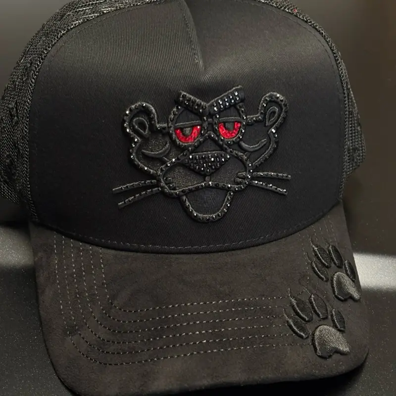 Pantera VM Hats black snapback Rhinestone
