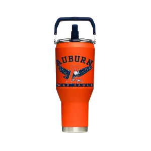 Auburn "College Vault" 40oz Orange Carry Tumbler