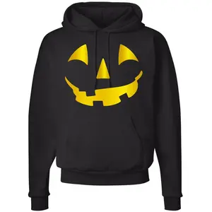 Halloween Pumpkin Face Jack o Lantern Fun & Scary Theme Holiday Party Sweatshirt for Men & Women