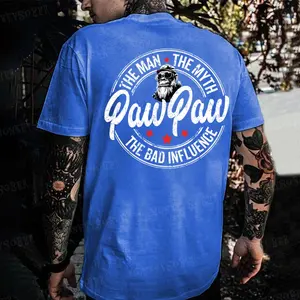 Monkeysober Pawpaw The Man The Myth The Bad Influence Monkey T-shirt