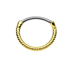 Statement Gold Gold Chain Septum Piercing