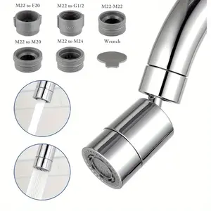 1pc Faucet Anti-cheap Water Artifact, 360 Degree Swivel Kitchen Sink Faucet Aerator, Faucet Aerator Dual-function Sprayer, Kitchen Faucet Attachment