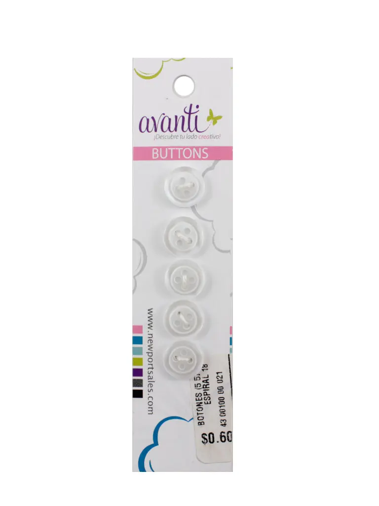 Sewing Buttons – 18L (10.5mm / 0.41 inches) with 4 Holes – Perfect for Jackets, Cardigans, Blouses & Accessories