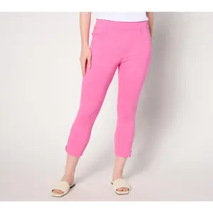 Belle by Kim Gravel Tall Coastal Crop Perfect Ponte Pants