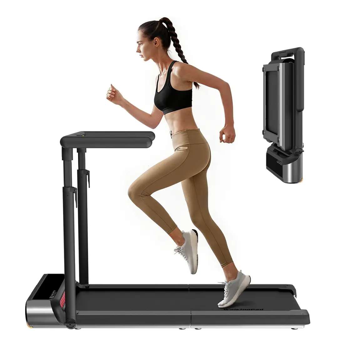 WALKINGPAD R3 Hybrid+ Smart Folding Double-Fold Treadmill, 2-in-1 Under-Desk Walking Pad for Home/Office, Compact Design with App Control and LED Display, Smart Folding Treadmill