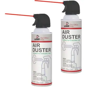 Can Air, Compressed Canned Air, Air Duster, Can Air Duster for Computer, Electronic Keyboard Cleaner - 10oz Can - 2 Cans