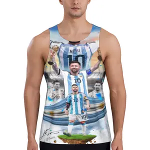 Every Argentina Fan NEEDS This!  Messi Celebration Muscle Tank Messi Argentina’s #10, Forever Champion.