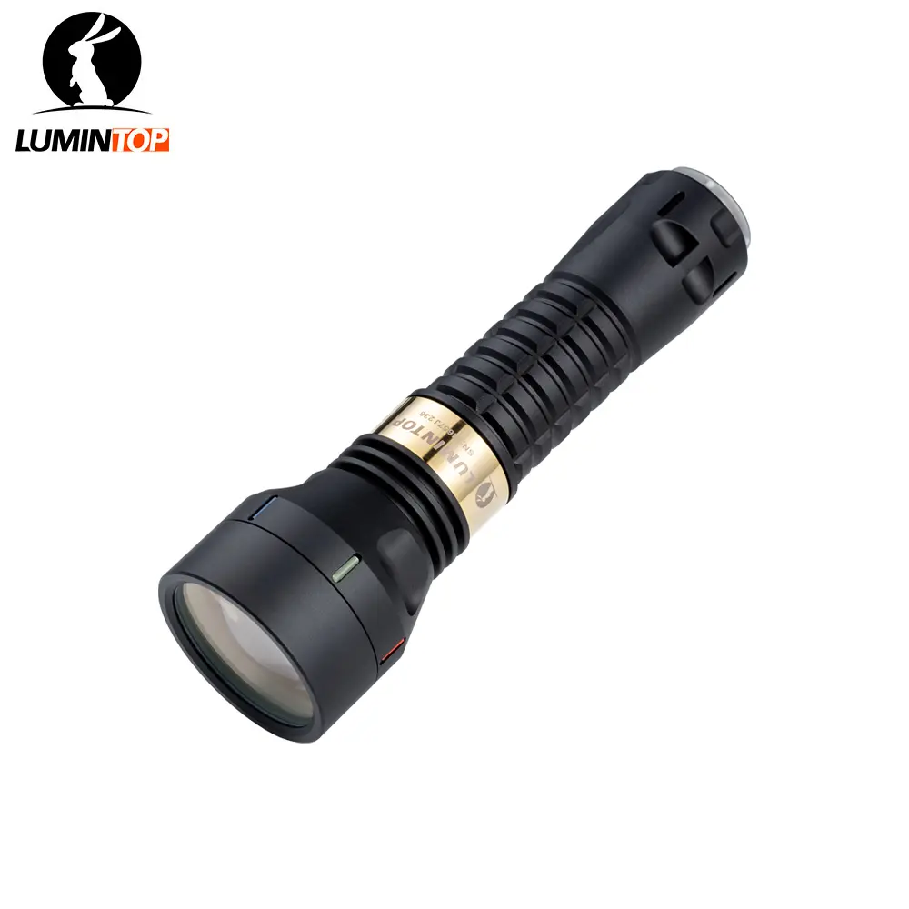 LUMINTOP THOR II V2.0 High-Lumen LEP Flashlight - 1700M Long Distance Beam, IP68 Dustproof & Waterproof Rechargeable Portable Torch for Outdoor Adventure & Survival