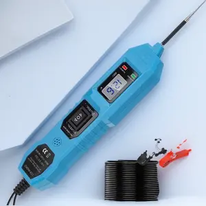 LCD HD Car Circuit Test Tool, Automotive Circuit Tester, Professional Car Electrical Diagnostic Tool, Power Probe Kit, Accurate Testing Suv Motorcycle Line Fault
