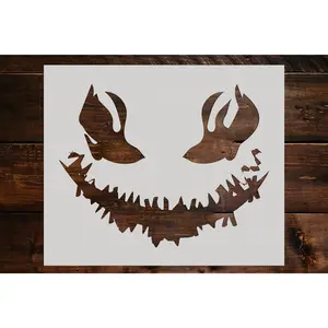 Pumpkin Face Stencil - Art and Wall Stencil