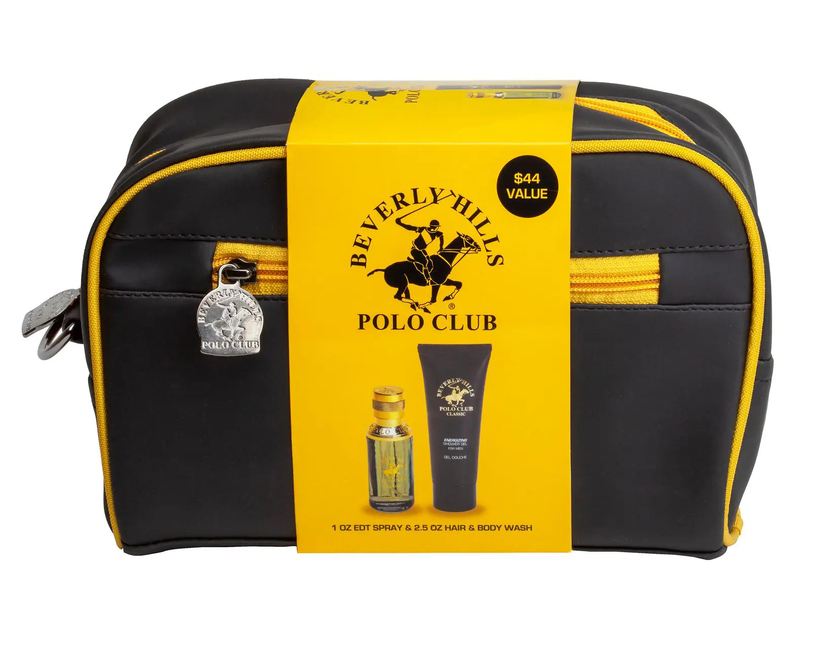 Beverly Hills Polo CLASSIC Club Dop Kit w/ 1oz EDT spray & 2.5oz Shower Gel
