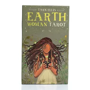 Ellis Earth Women Tarot Cards Deck, 78 Cards with Mystical Artwork, Moon & Star Designs, Durable Paper, Ideal for Spiritual Guidance