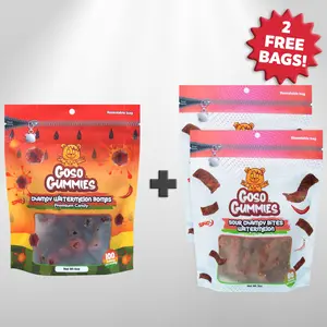Viral Chamoy Watermelon Gusher Bombs + 2 FREE Sour Watermelon Chamoy Bites Bags - Viral Candy Deal – Free Gift
