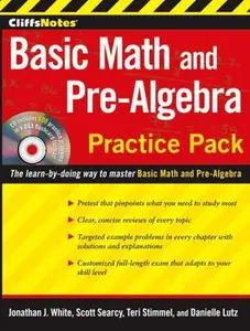 USED-Cliffsnotes Basic Math and Pre-Algebra Practice Pack with CD [With CDROM] by Lutz, Danielle (Paperback)