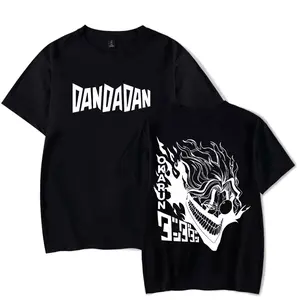 Dandadan Merch Anime Okarun T-Shirt Dan da dan Short Sleeve Crewneck Tshirt Men Women Harajuku Top Gift For Anime Fan, Anime Lover graphic Tees Top Streetwear Summer graphic tees Fathersdaygift Casual
