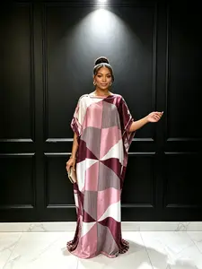 Women's Colorblock Print Long Scarf & Poncho Set, Casual Soft Comfortable Shawl for Beach Vacation, Beach Cover Up, Swimwear Coverups, Fashion Accessories for Women & Girls
