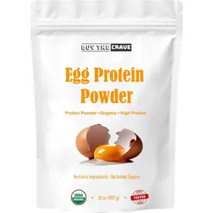 Egg Protein Powder, Egg White Powder, Soybean Powder Lactose Free Protein Powder - Unflavored & Dairy Free (32 OZ)