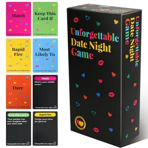 Adult Card Game Set, Memorable Date Night Interactive Game, Perfect Gift for Couples and Partners, Fun Evening Entertainment