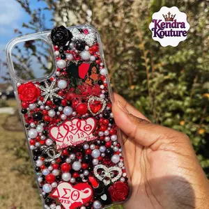 iPhone Junk Cases with Unique Charms & Gems for Personalized Style Bling & Charms Only Handcrafted Design