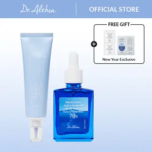 [Dr.Althea Official] Aqua Deep Hydration Duo - Instant Hydration with Hyaluronic Acid, Moisture Barrier & Soothing Care