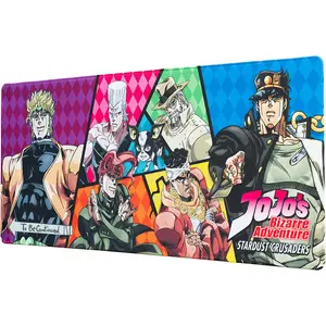 JoJo’s Bizarre Adventure Gaming Desk Mat, Non-Slip Rubber Keyboard Mouse Mat Large, Gifts Gamer