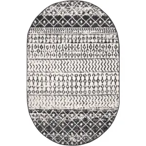 Livabliss ELZ2307-46OV 4 x 6 ft. Elaziz Machine Woven Oval Rug - Multi Color