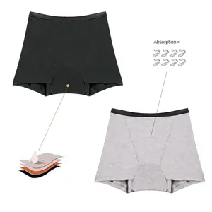 AONOX Women’s Cotton Period Boyshorts Underwear 80ml Heavy Flow Leakproof Boxer Panties Full Coverage