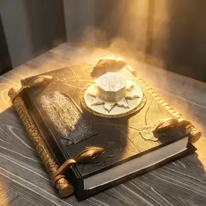 Halloween Mummy Death Book Resin Ornament, Portable Home Decor, Atmospheric and Beautiful, Perfect for Halloween Decoration
