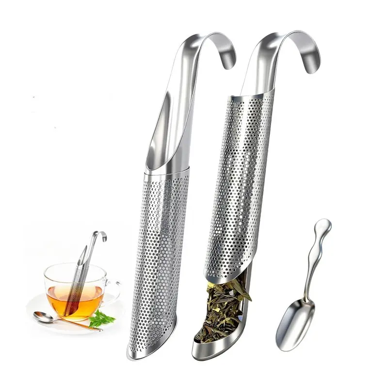 Stainless Steel Tea Filter Set with 1 Spoon, Tea Infuser, Ideal for ...