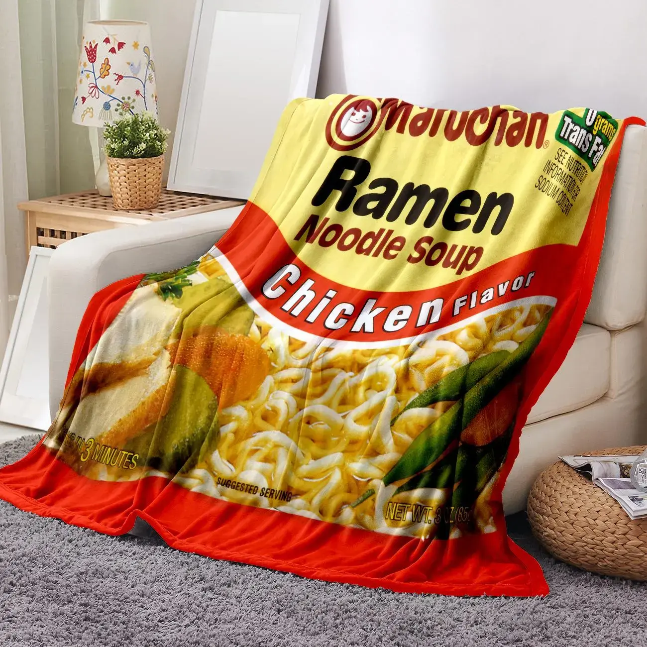 Chicken-Themed Flannel Blanket - Soft, Comfortable, Warm All Season Bedding Throw for Home, Camping, All Season Blankets, Chicken-Themed Blankets