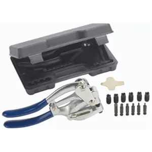212 MAIN OT4383 Hole Punch Tool Kit Set, Metal Smooth Hole Puncher with Levered Handle, Leather-Safe Hand & Construction Tools for DIY Woodwork, Hand Tools