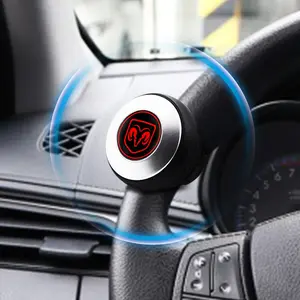 Dodge Car Steering Wheel Assist Ball, Effortless Steering Handle Holder, 360 Degree Rotating Ball Grip, Power-Assisted Steering Knob, Ergonomic Grip, Enhanced Control