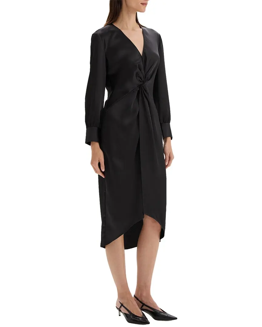 Theory Midi Twist Dress Theory Midi Twist Dress