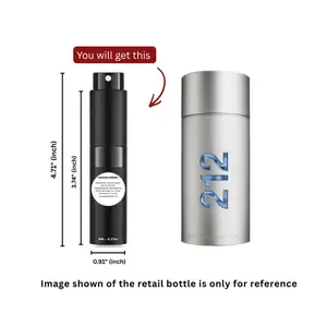 Carolina Herrera 212 NYC Men Eau de Toilette 8ml / 0.27oz – 100% Original Authentic Decanted Perfume Spray