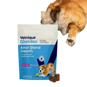 Vetnique Labs Advanced Support Dog Soft Chews - Bacon Flavor, Vegetarian, Hypoallergenic, Boot Scooting Relief, Once Daily Administration, Assorted Quantities