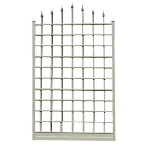 Dura-Trel Winchester 57 x 96 Inch PVC Vinyl Outdoor Garden Patio Trellis, White