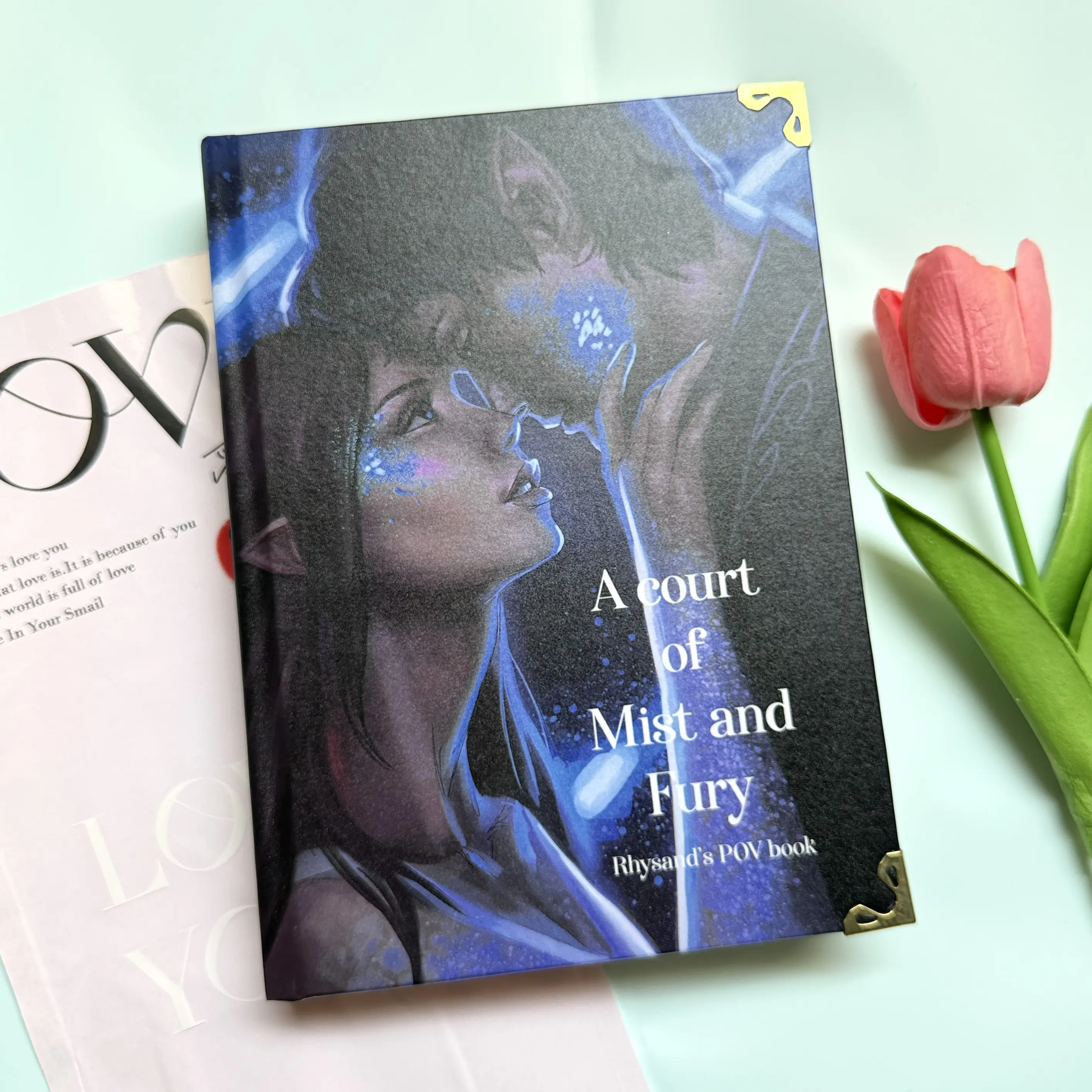 Rhysand's POV - A Court of Mist and Fury | Custom Handbound Hardcover | BookTok Special Edition