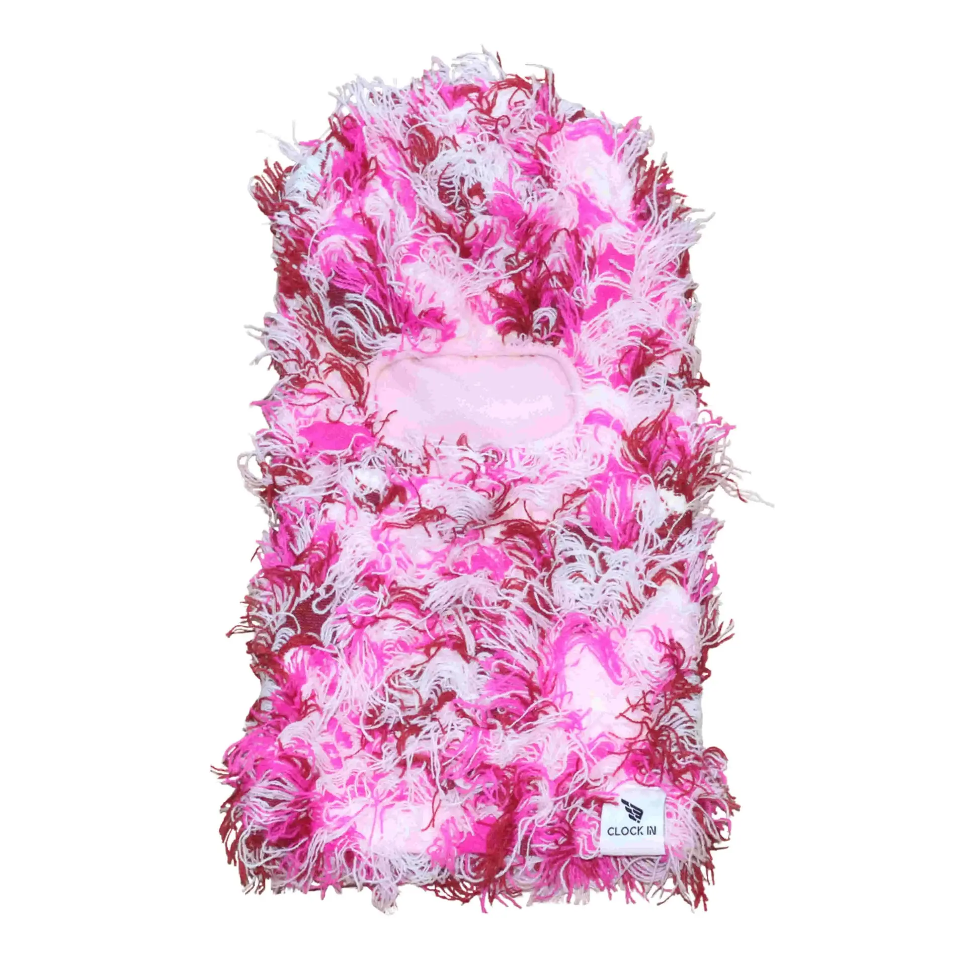 PREMIUM DISTRESSED BALACLAVA SHIESTY MASK - PINK