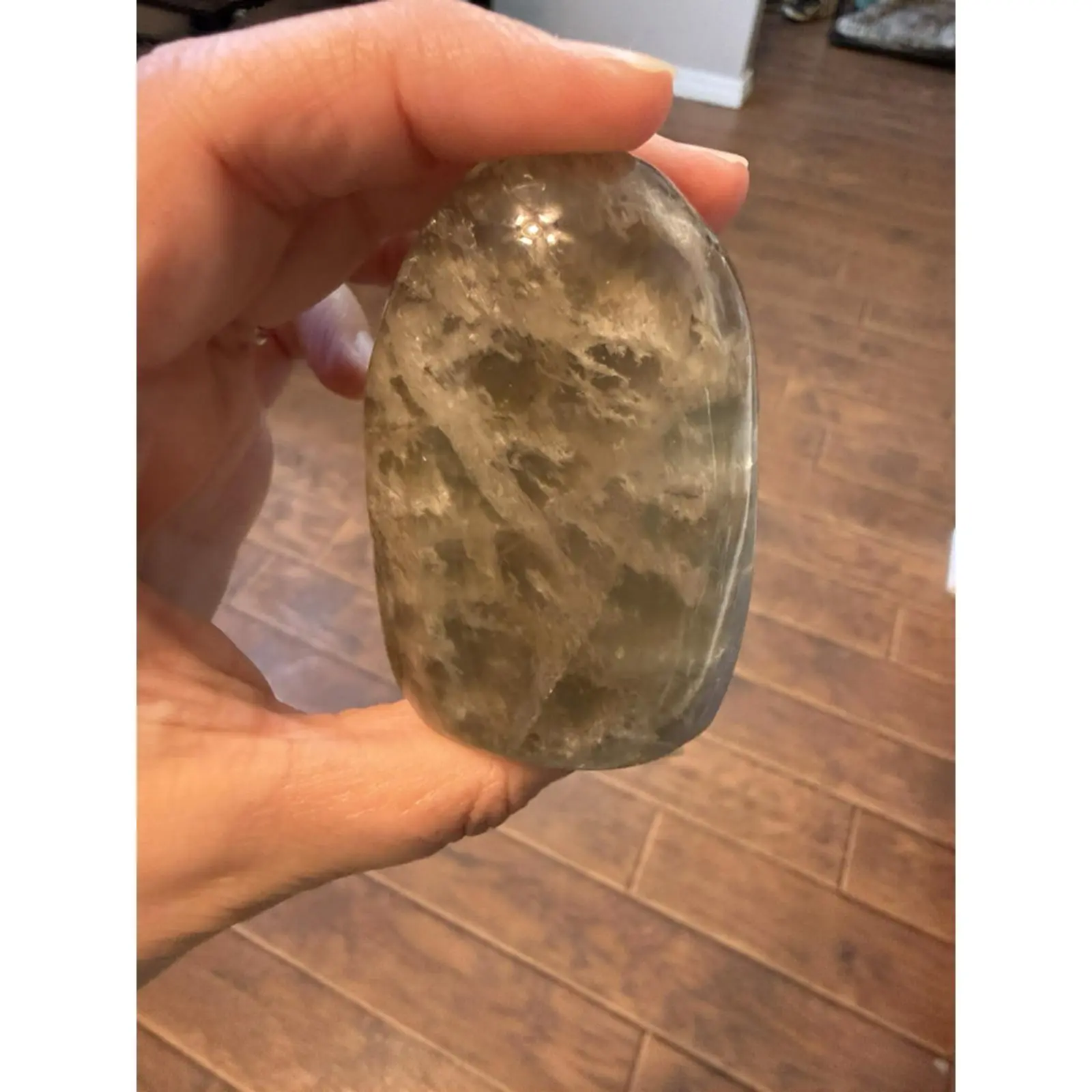 Free Form Fluorite 7.4 oz - Natural Stone for Decor and Collection