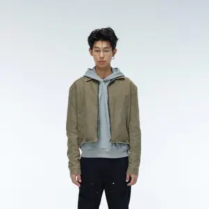 WHISTLEHUNTER Faded Cropped Jacket