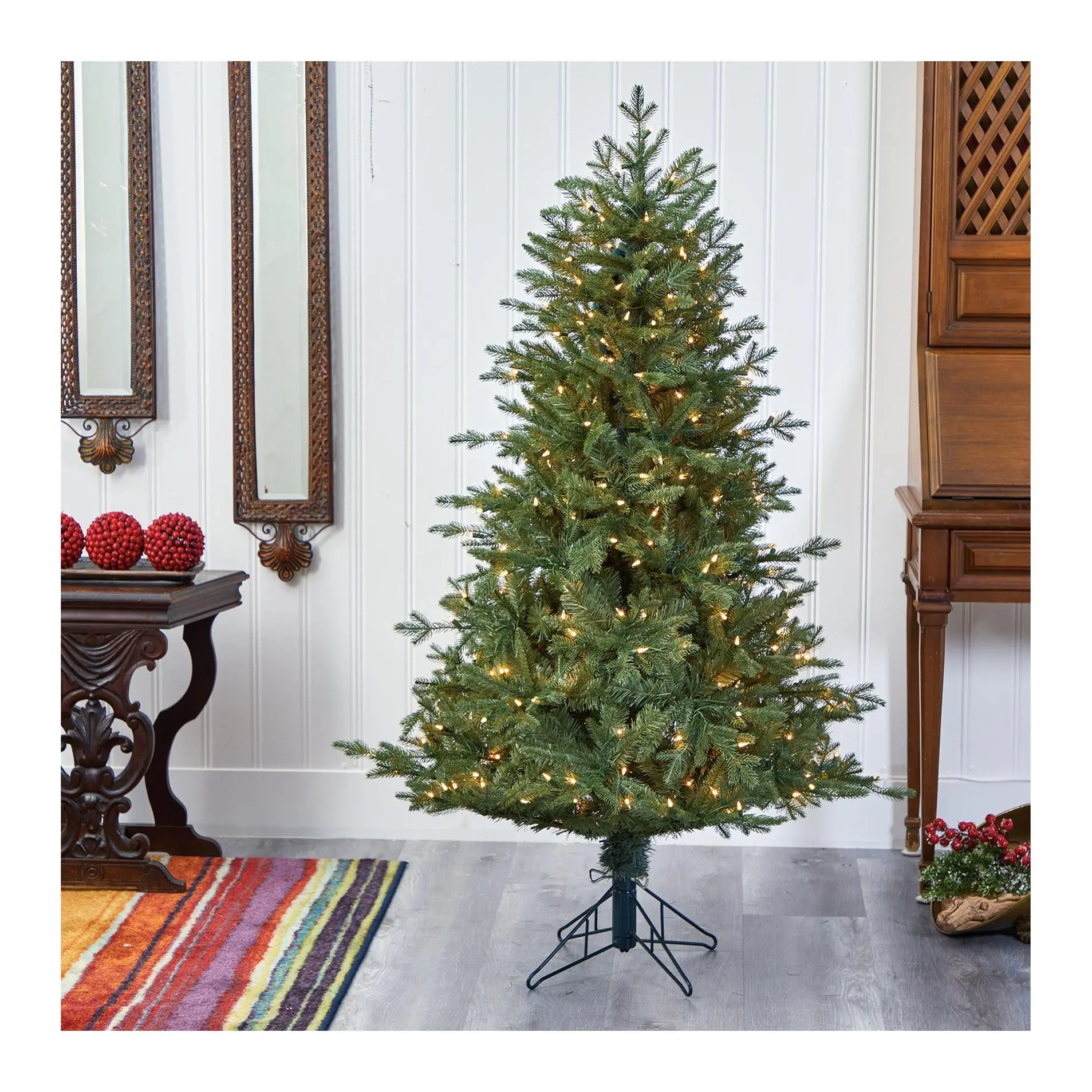 Nearly Natural 5' New Hampshire Spruce Faux Chrstmas Tree