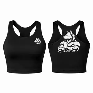 Women's Tank and Leggings with Wolf Design and "W" Logo