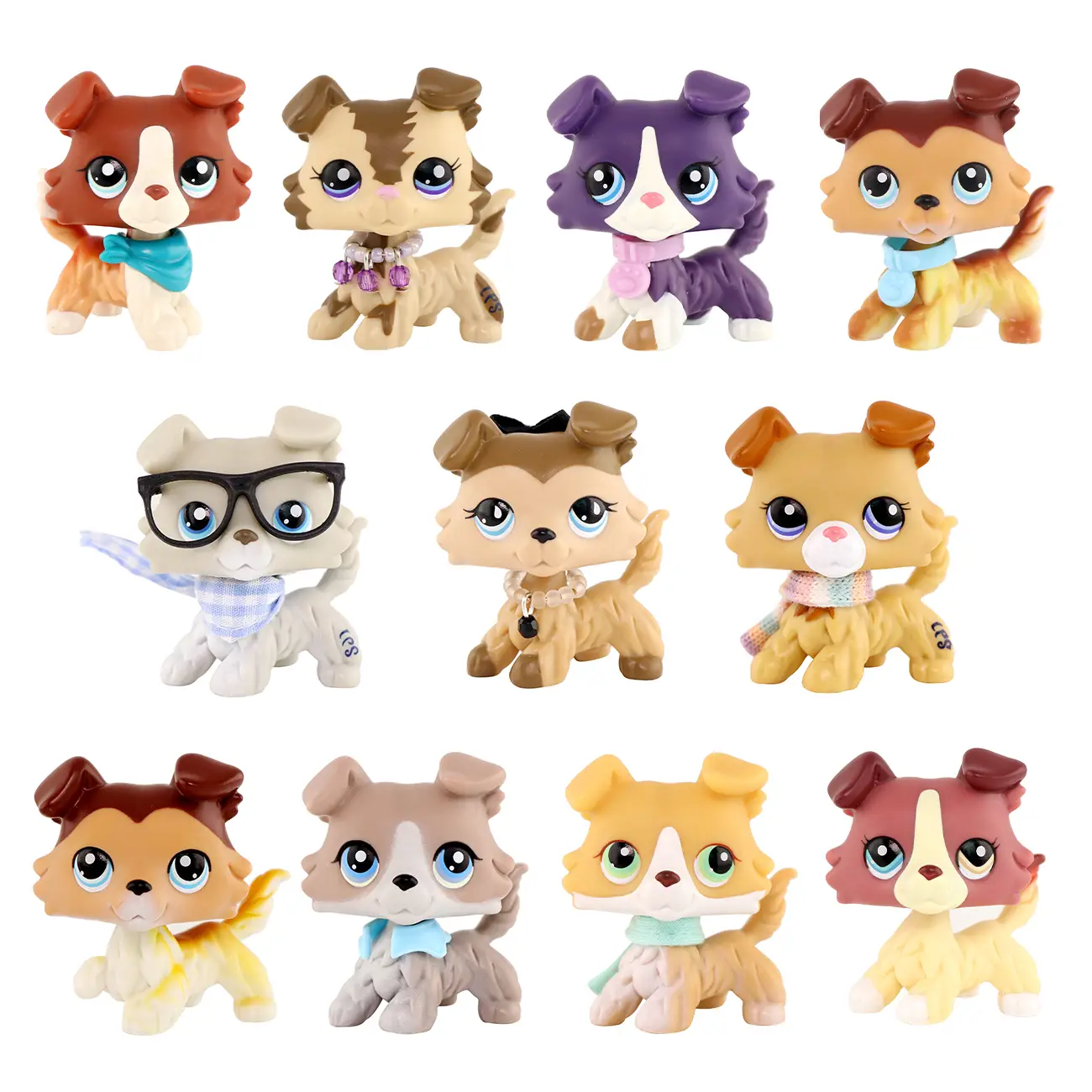 littlepeta miniature cat and dog collie Shepherd dog for Boys and Girls - Perfect Xmas Gift