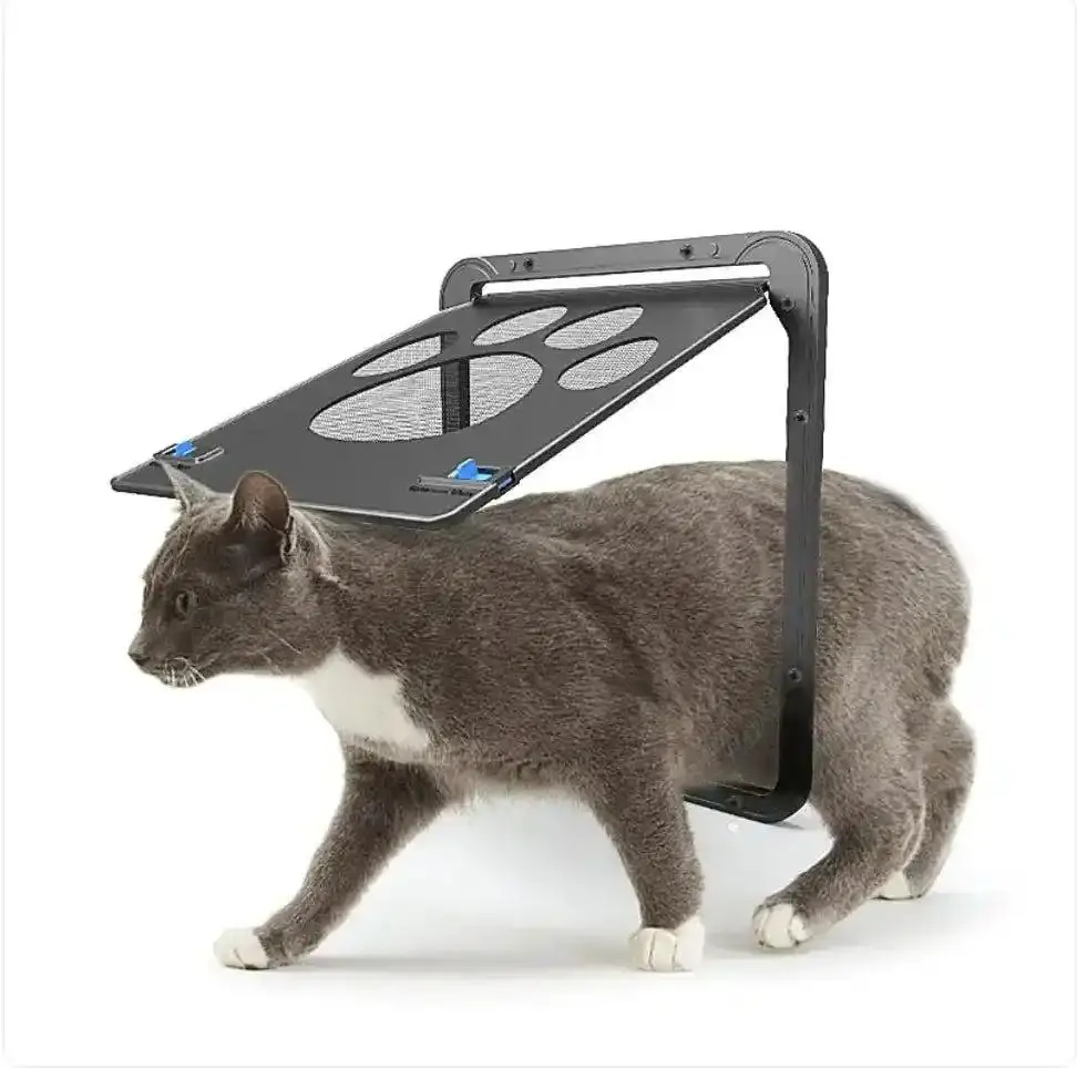Pet-Safe Chew-Resistant Cat & Dog Flap Screen Door, Magnetic Self-Closing Bug Blocker, Easy Installation, Fits Most Standard Door Frames, Keeps Bugs Out, Self-Close