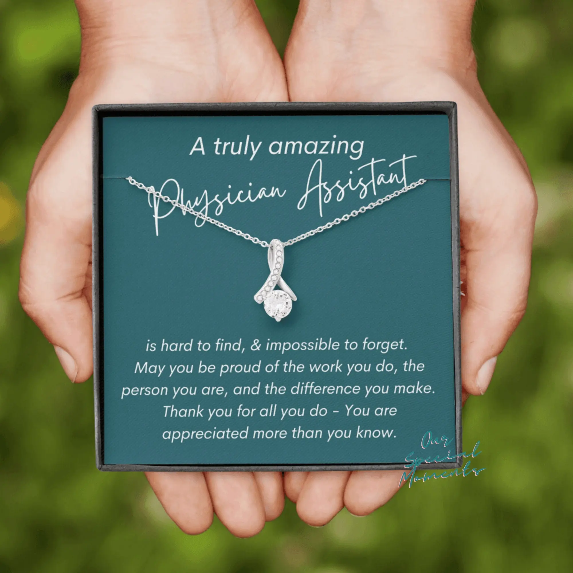 Personalized Alluring Beauty Necklace Physician Assistant Gifts | Medical Assistant Gift | Christmas Gift For Female Physician Assistant | PA Graduate