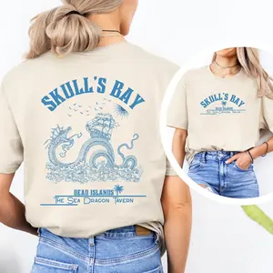 Skulls Bay Tshirt Throne of Glass Terrasen Bookish Gifts T-Shirt Book Lover TOG Romantasy Reader Aelin Book Shirt Merch Christmas Gift