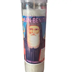 Veladora de San Benito Candle Decor